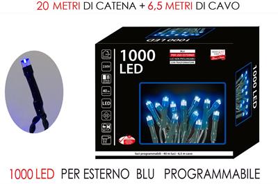1000 LUCI LED BLU X ESTERNO  PRO
