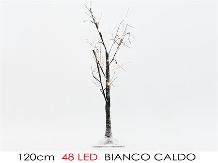 ALBERO 120 CM INNEVATO C/48 LED