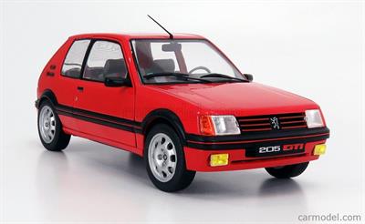 PEUGEOT 205 GTI PHASE 1 RED 1:18