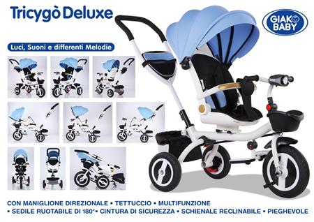 TRICICLO DELUXE BLU