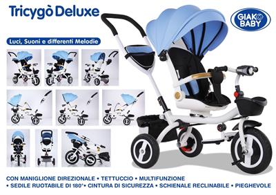 TRICICLO DELUXE BLU